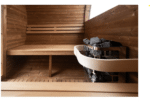 Vonkajšia sudová sauna HANSCRAFT 225 THERMOWOOD pre 2 osoby – Obrázok 4