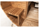Vonkajšia sudová sauna HANSCRAFT 225 THERMOWOOD pre 2 osoby – Obrázok 5