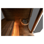 Sauna quadra x thermowood pec
