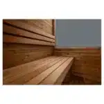Vonkajšia sauna quadra xl thermowood lavička