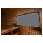 Vonkajšia sauna quadra xl thermowood presklenie