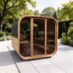 Vonkajšia sauna quadra xl thermowood exterier